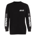 AIKUISET - Longsleeve - Zero Fucks Not Given - Musta
