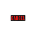 Cancel - Kangasmerkki - Logo - Musta
