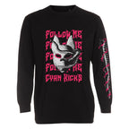 Cyan Kicks Follow Me longsleeve, musta