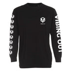 Darude Vibing Out Logo Longsleeve, front, black