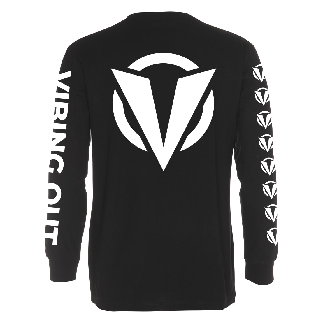 Darude Vibing Out Logo Longsleeve, back, black