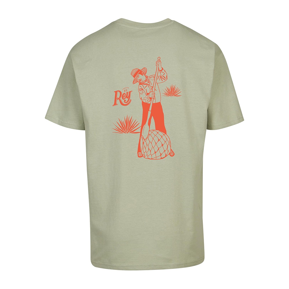 Taquería El Rey - T-Paita - Logo - Vaalea Salvia