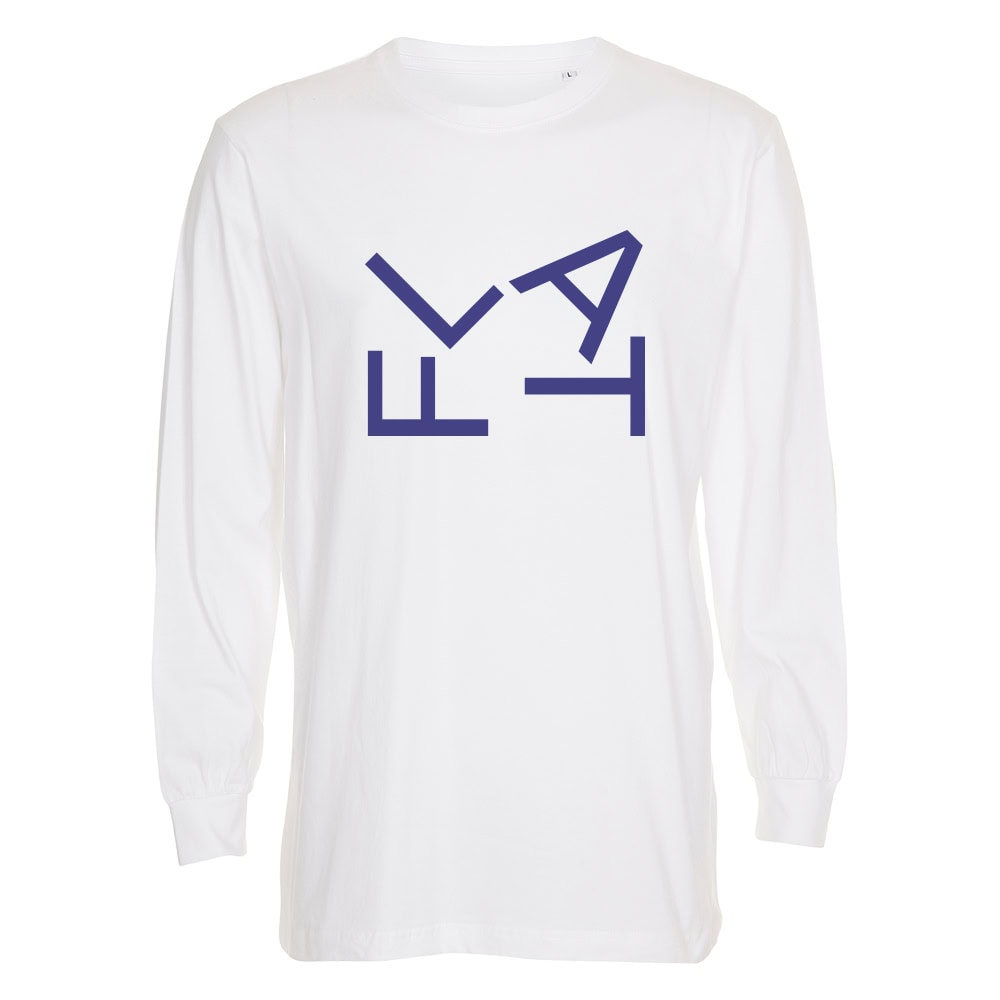 Flat - Longsleeve - Valkoinen