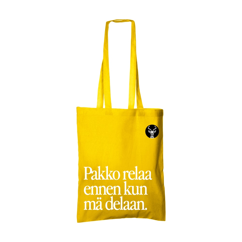 Gasellit - Kangaskassi - Pakko Relaa Ennen Kun Mä Delaan - Keltainen