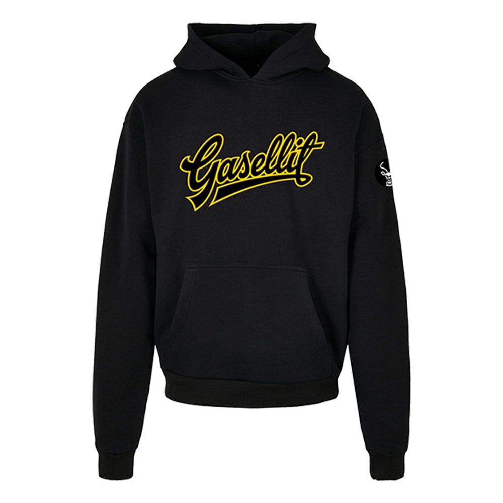 Gasellit - Premium Huppari - Script Logo- Musta