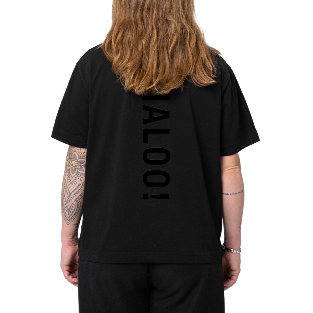 Haloo Helsinki! - T-Paita - Black on Black