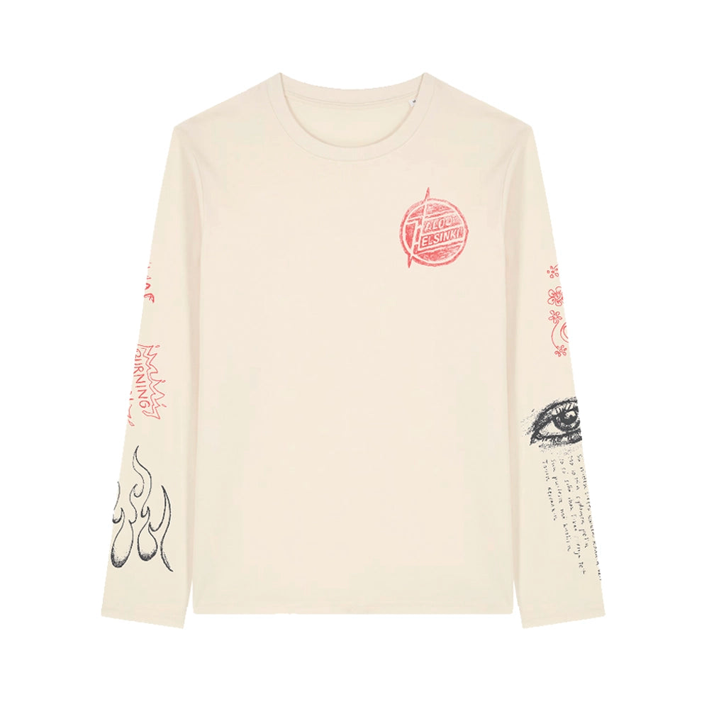 Haloo Helsinki! - Longsleeve - California - Luonnonvalkoinen