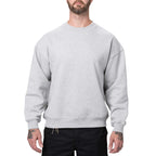 Crew Essentials By Hel Goods - Modern Fit Crewneck - Harmaa