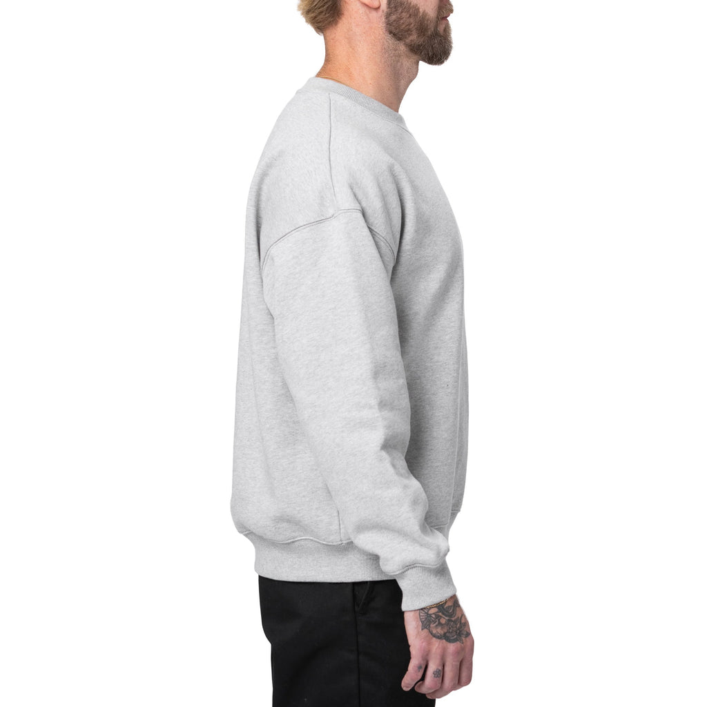 Crew Essentials By Hel Goods - Modern Fit Crewneck - Harmaa