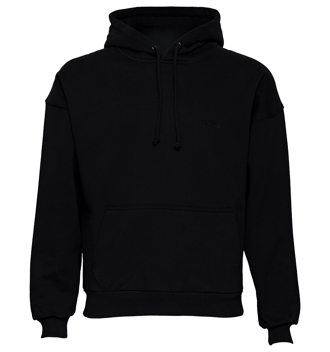 Crew Essentials By Hel Goods - Modern Fit Hoodie Musta