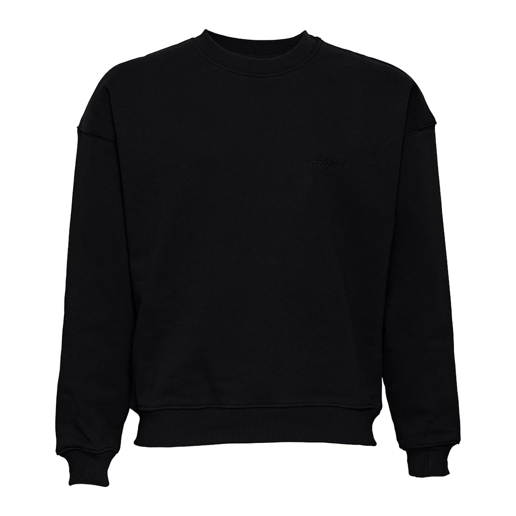 Crew Essentials By Hel Goods - Modern Fit Crewneck - Musta