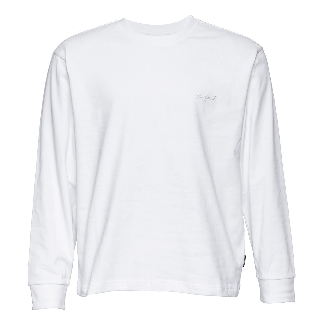 Crew Essentials By Hel Goods - Modern Fit Longsleeve - Valkoinen