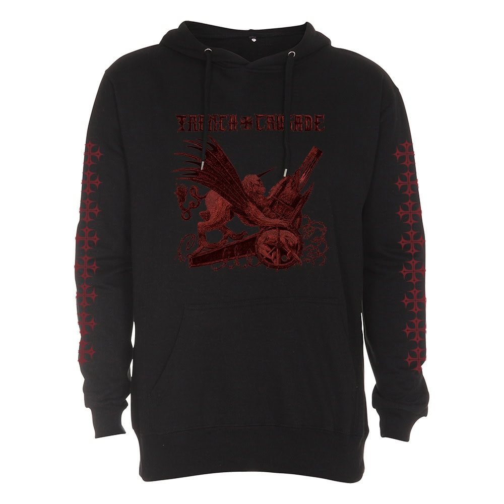 Trench Crusade - Hoodie - Hellcannon by mysticbarbarism - Black