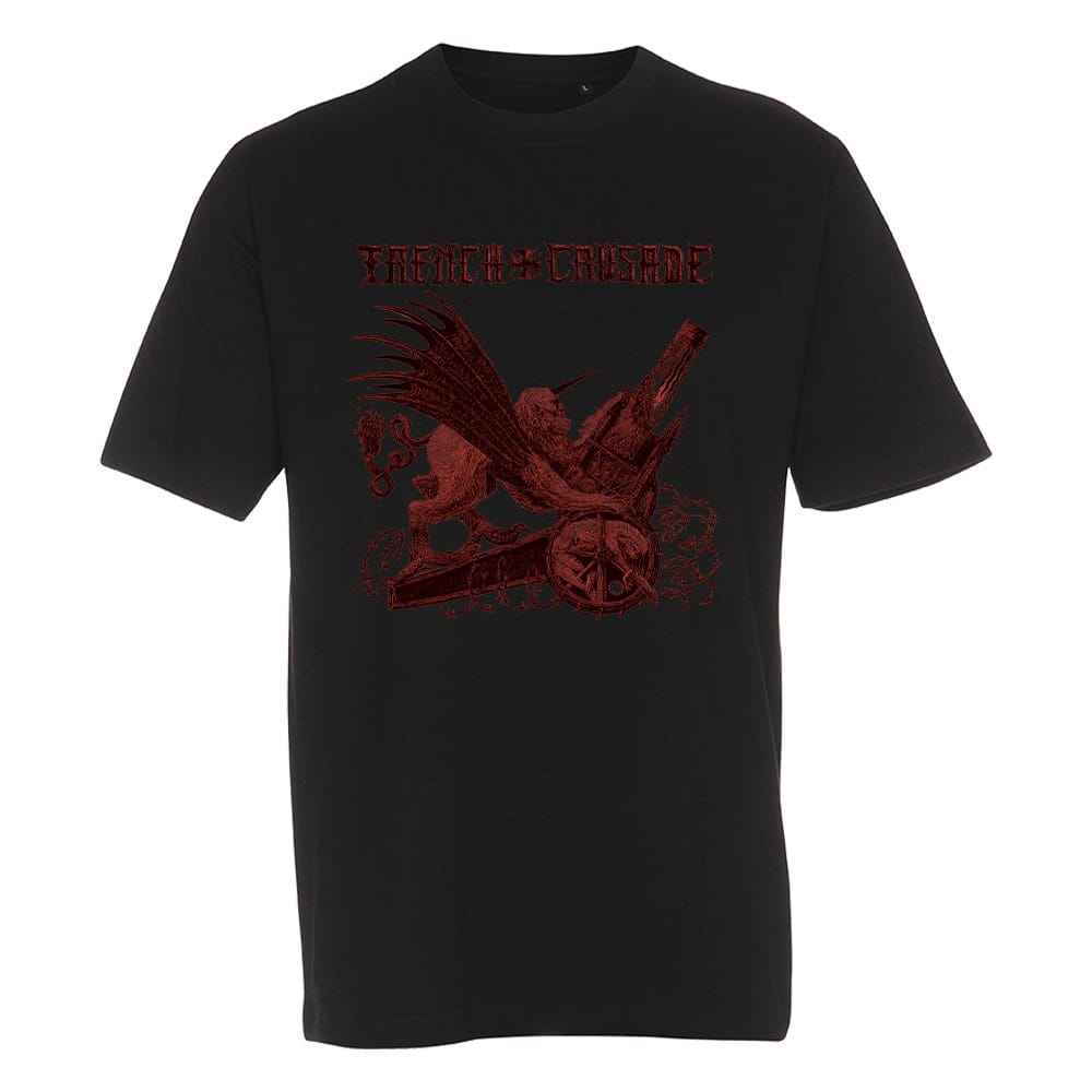 Trench Crusade - T-Shirt - Hellcannon by mysticbarbarism - Black