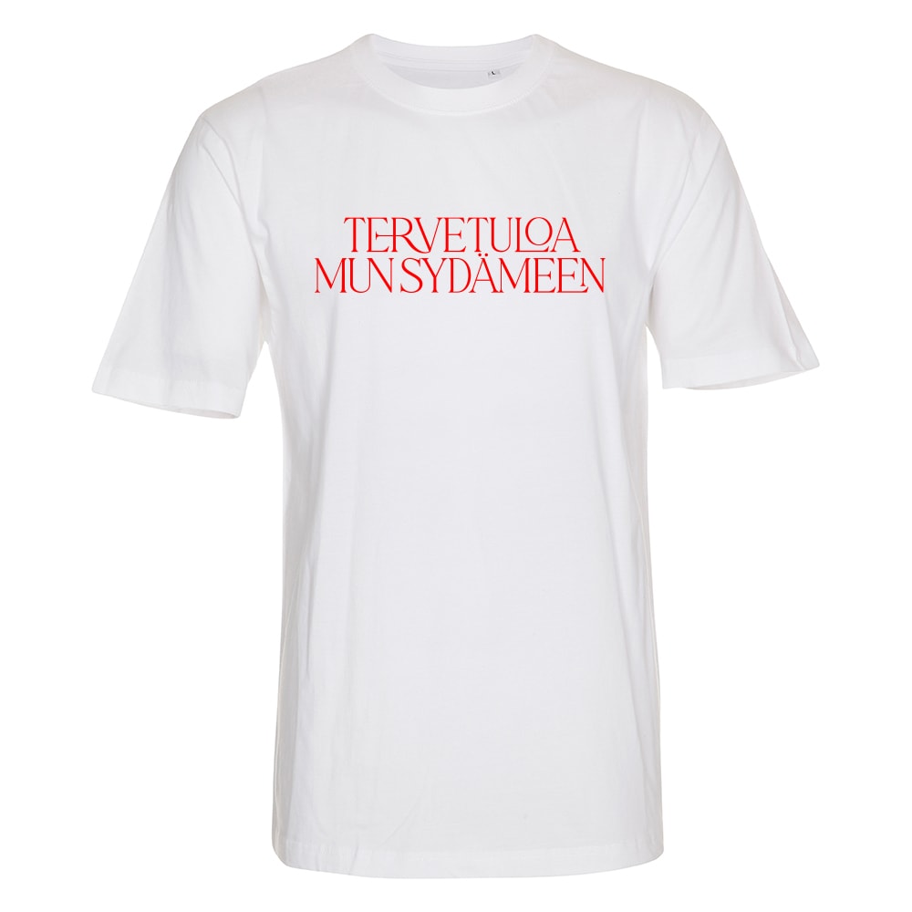 Irya - T-Paita - Tervetuloa Mun Sydämeen - Valkoinen