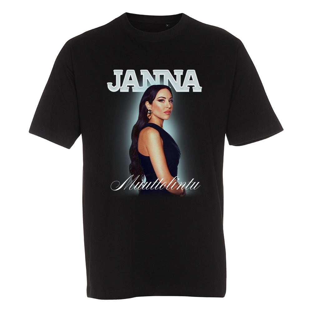JANNA Muuttolintu T-paita, musta