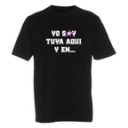 Joalin - T-Shirt - Yo Say Tuya Aqui Y En… MARTE - Black