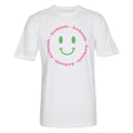 Kerhotalo Smiley T-paita (white), rinta, moniväri
