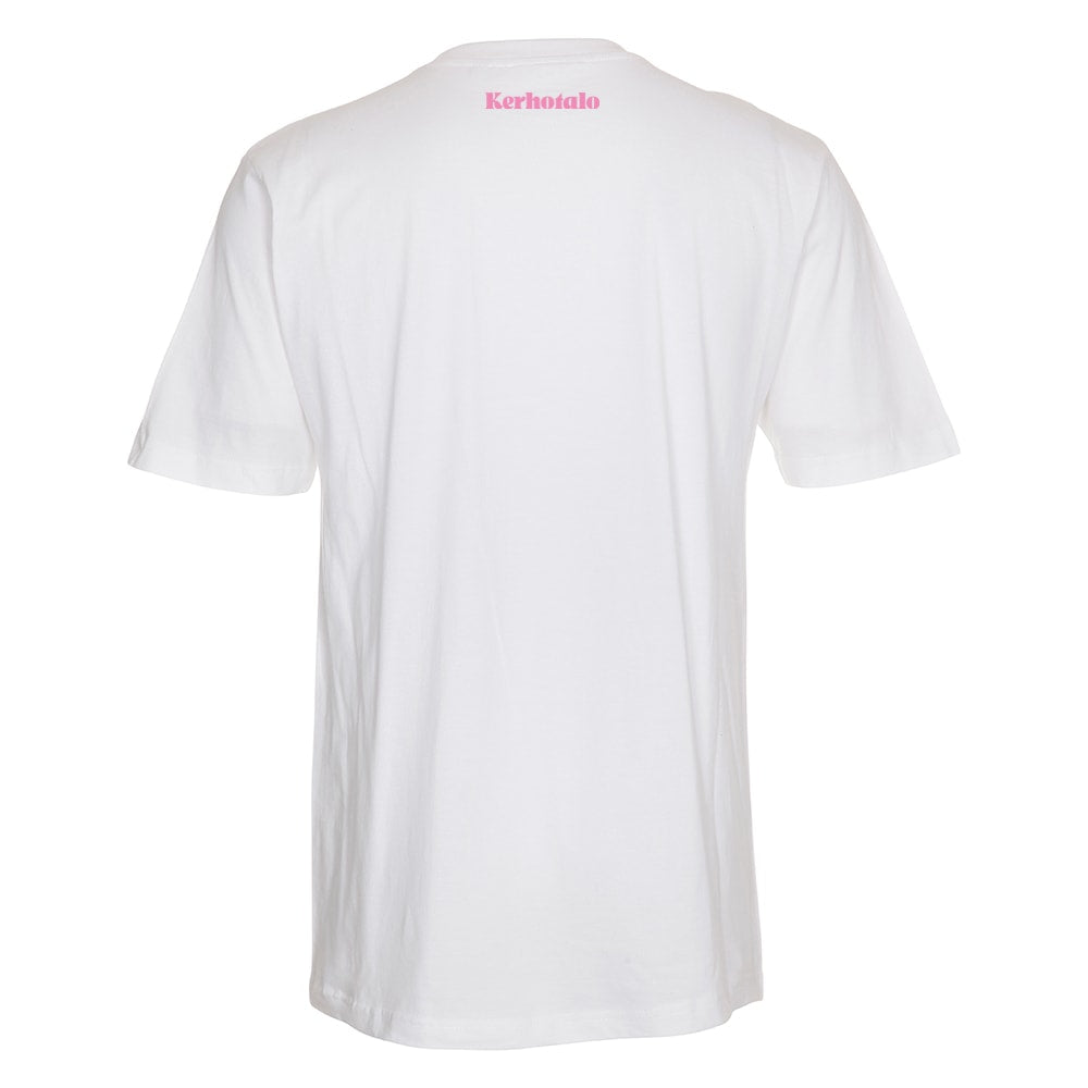 Kerhotalo Smiley T-paita (white), selkä, moniväri