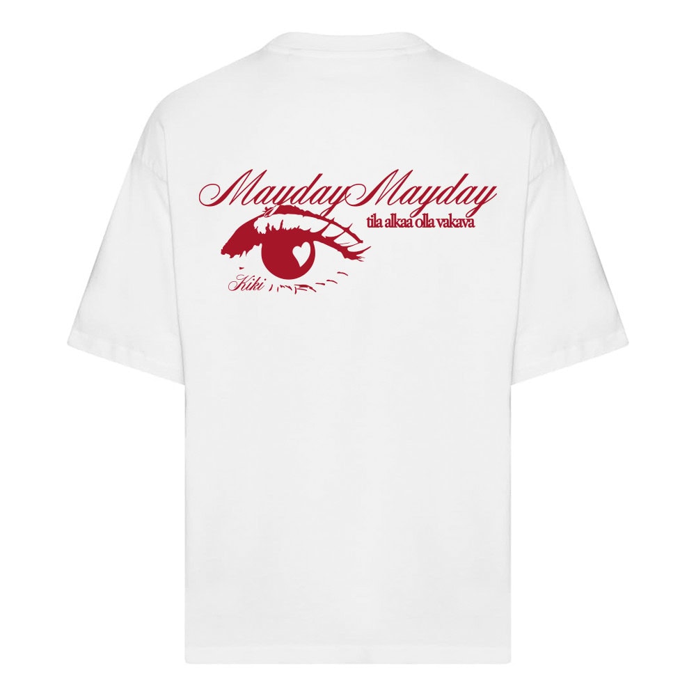 Kiki - T-Paita - MayDay - Valkoinen