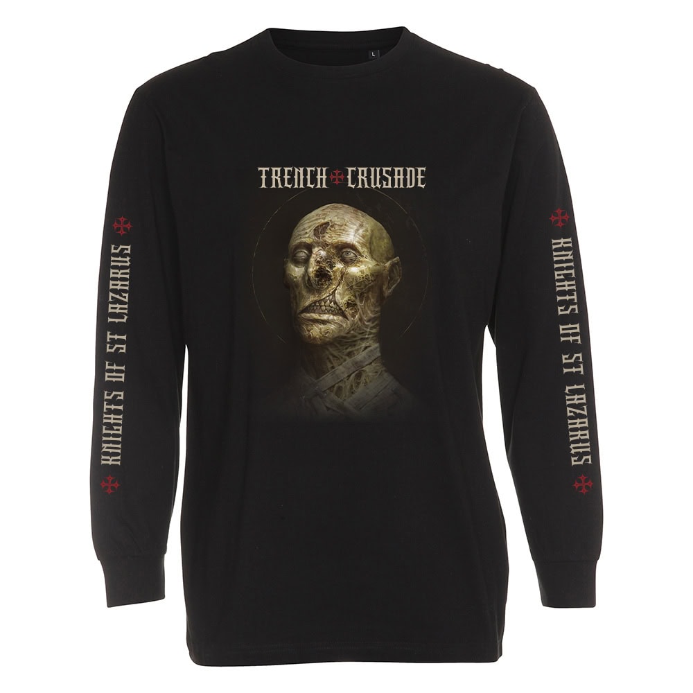 Trench Crusade - Longsleeve - Knight of Saint Lazarus by Mike Franchina - Black