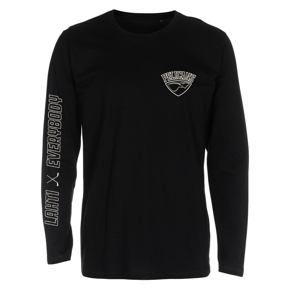 Pelicans Classics - Monocolor LVE Longsleeve (black) - 1-värinen painatus vasemmalla rinnassa - oikeassa hihassa