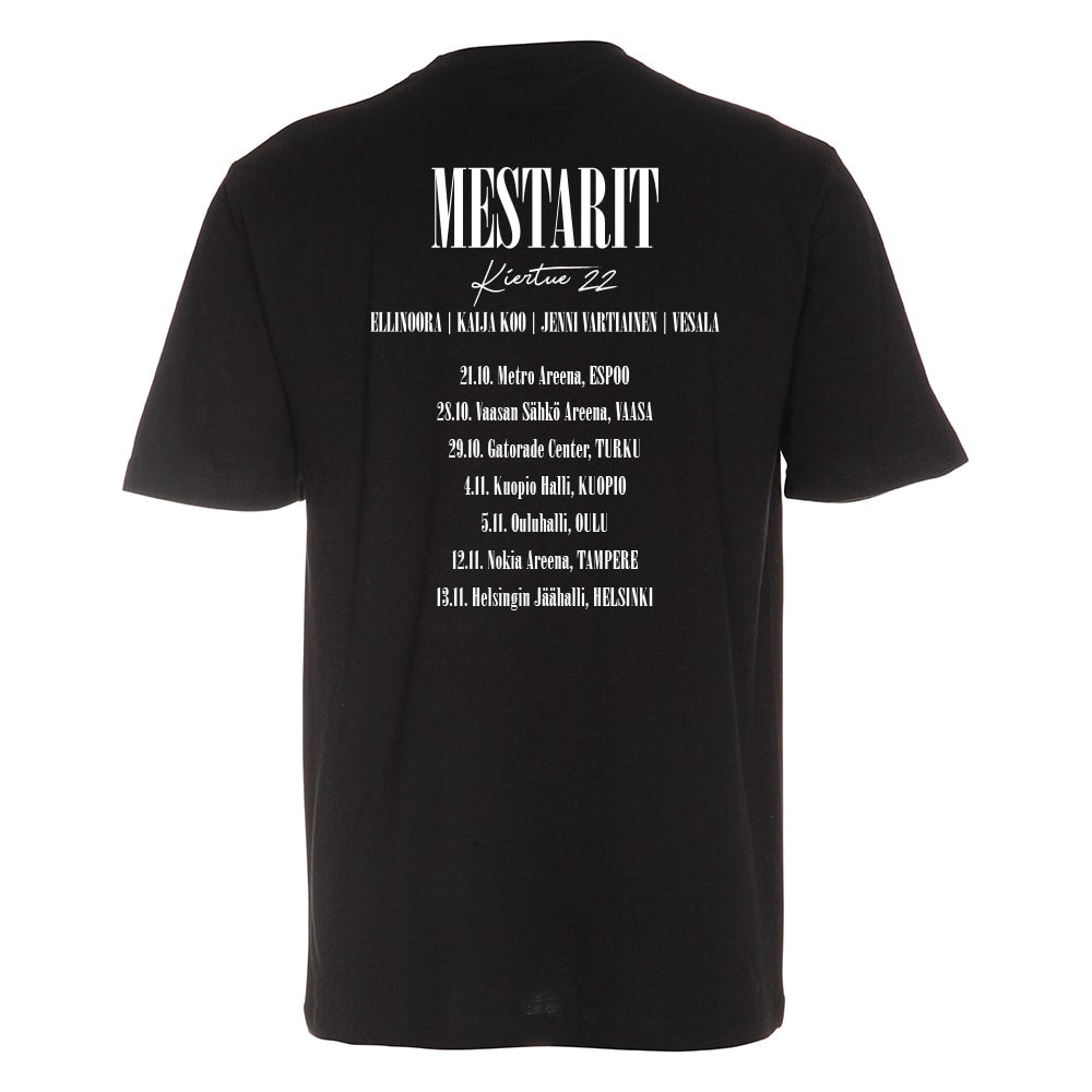 Mestarit - T-Paita - Kiertue - Musta