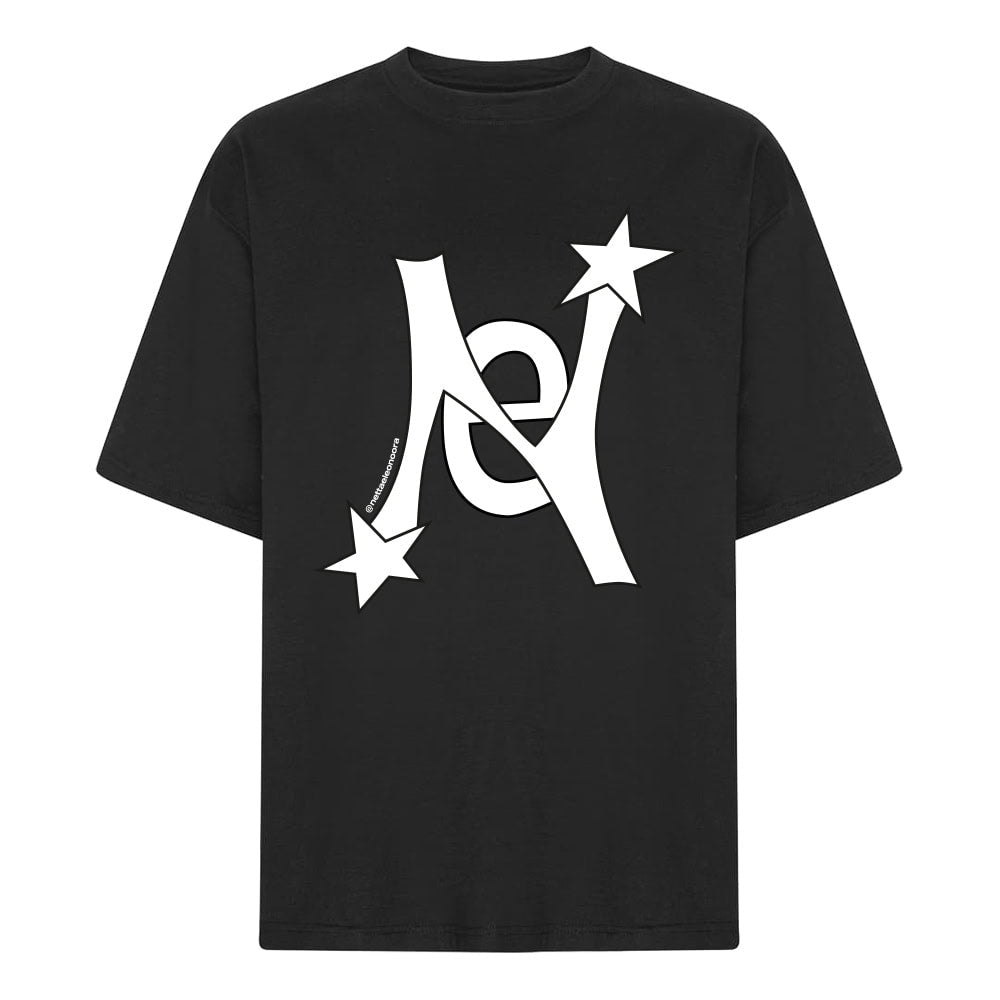 Nettaeleonoora - Ne T-paita, musta, valkoinen