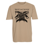 Trench Crusade - T-Shirt - Rifle Angel by mysticbarbarism - Beige