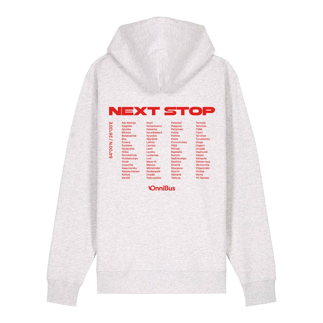 Onnibus - Huppari - Next Stop - Harmaa