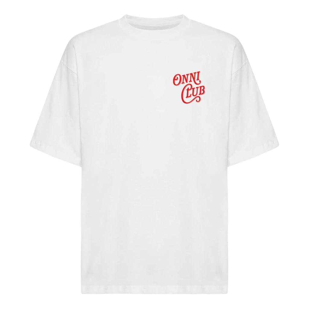 Onnibus - T-Paita - Onni Club - Valkoinen
