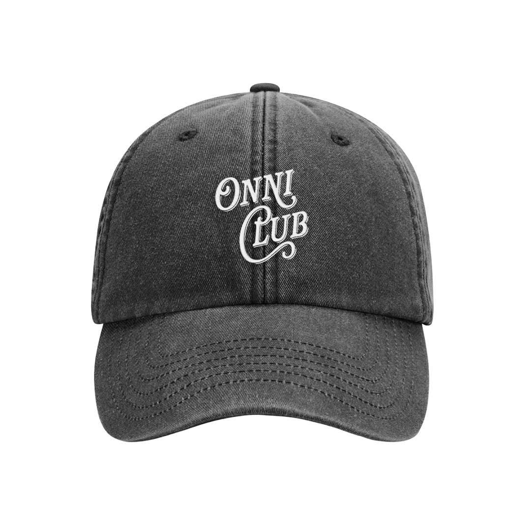 Onnibus - Dad Cap - Onni Club - Kulutettu Musta