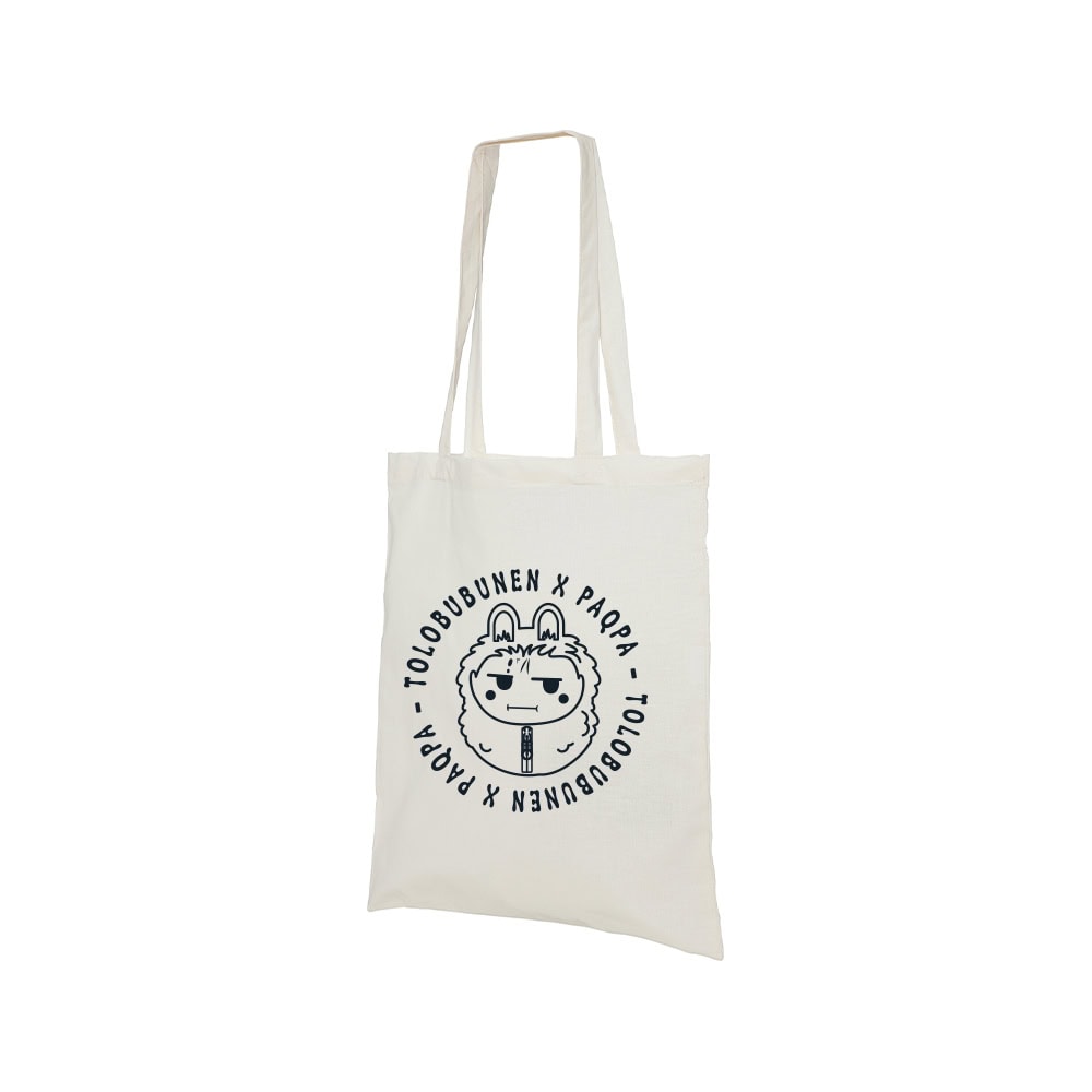 Paqpa - Kangaskassi - Paqpa x Tolobubunen - Musta&amp;Valkoinen