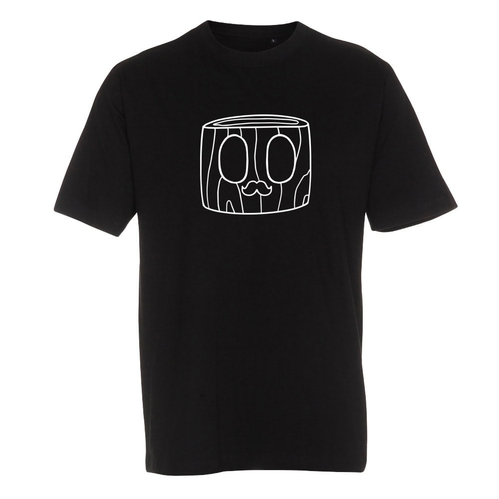 Paqpa - T-Paita - Ääriviiva Puupää - Musta