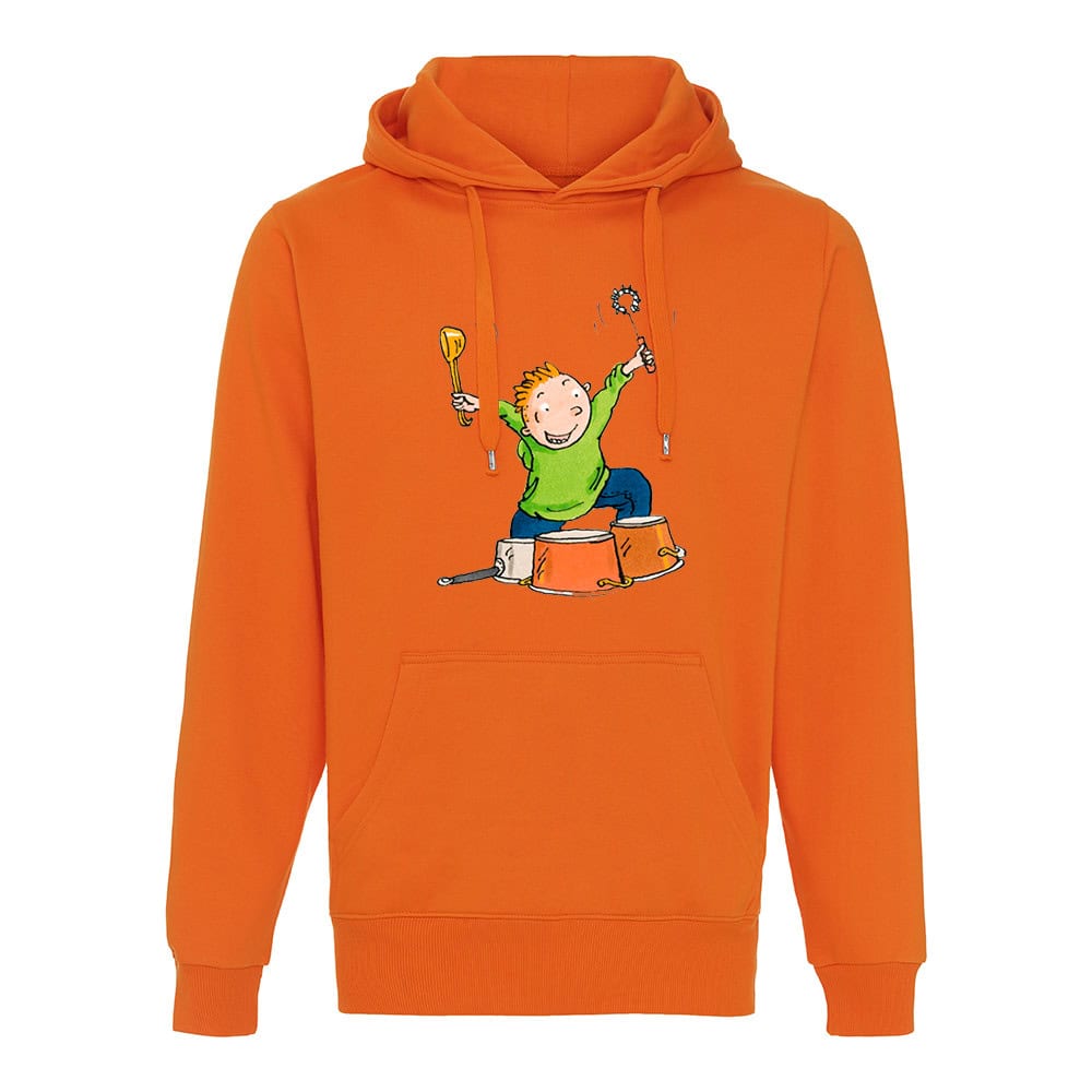 Risto Räppääjä - Huppari - Oranssi