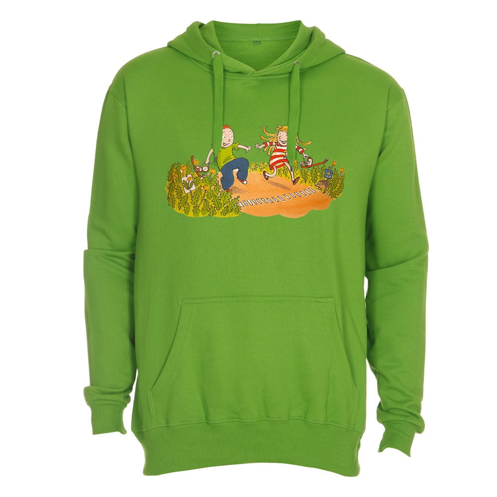 Risto Räppääjä - Huppari - Risto ja Nelli - Vihreä