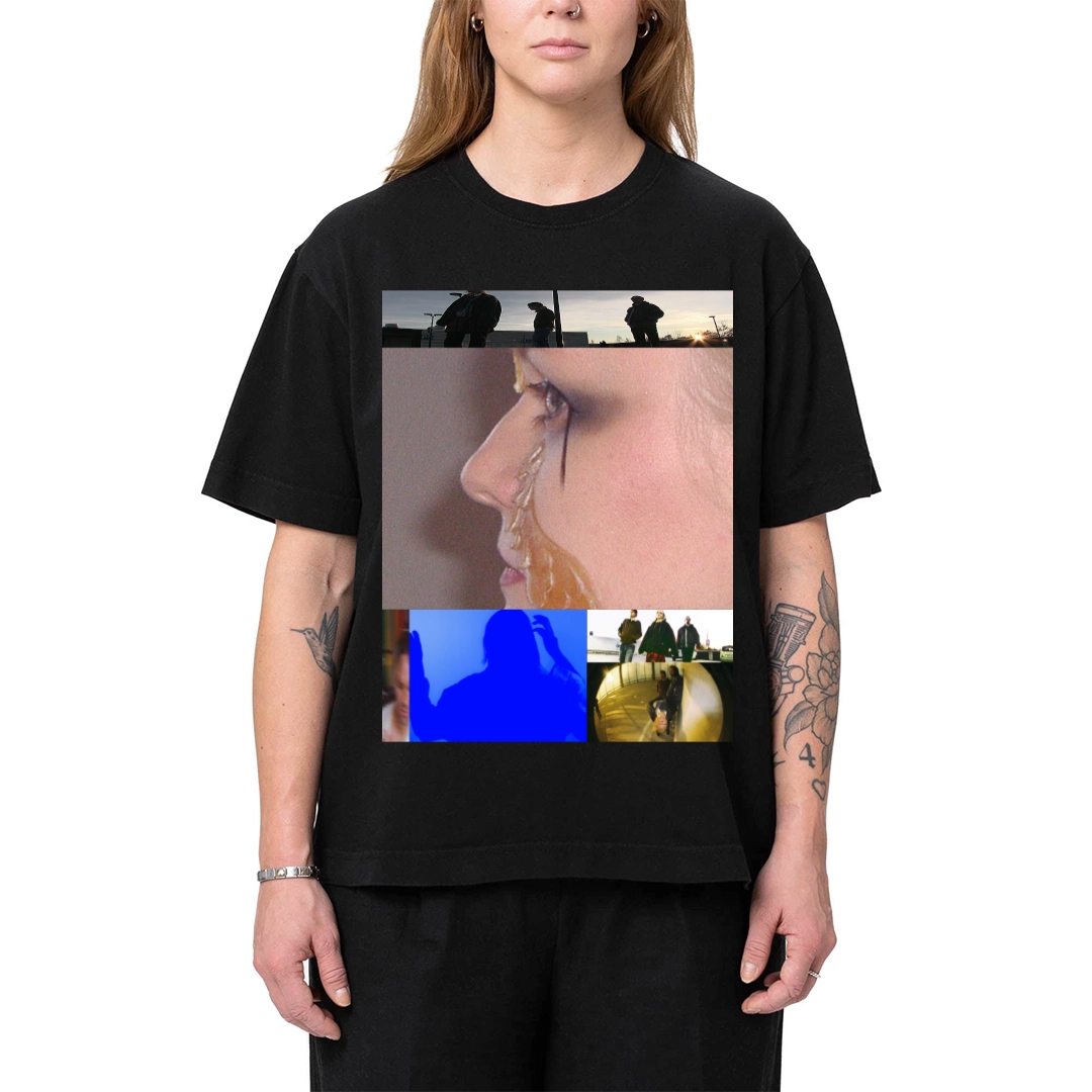 Ruusut - T-Paita - Mä valvon ja sä valvot mun kaa 3/4 - Musta