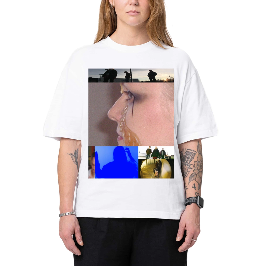 Ruusut - T-Paita - Mä valvon ja sä valvot mun kaa 3/4 - Valkoinen