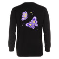 Selvin päin Longsleeve black, selkä