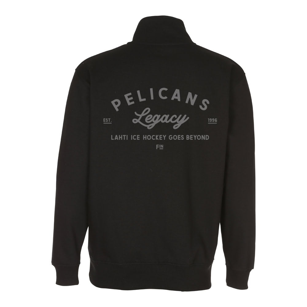 Pelicans Legacy - 1/4 Zip College - Stamp - Musta
