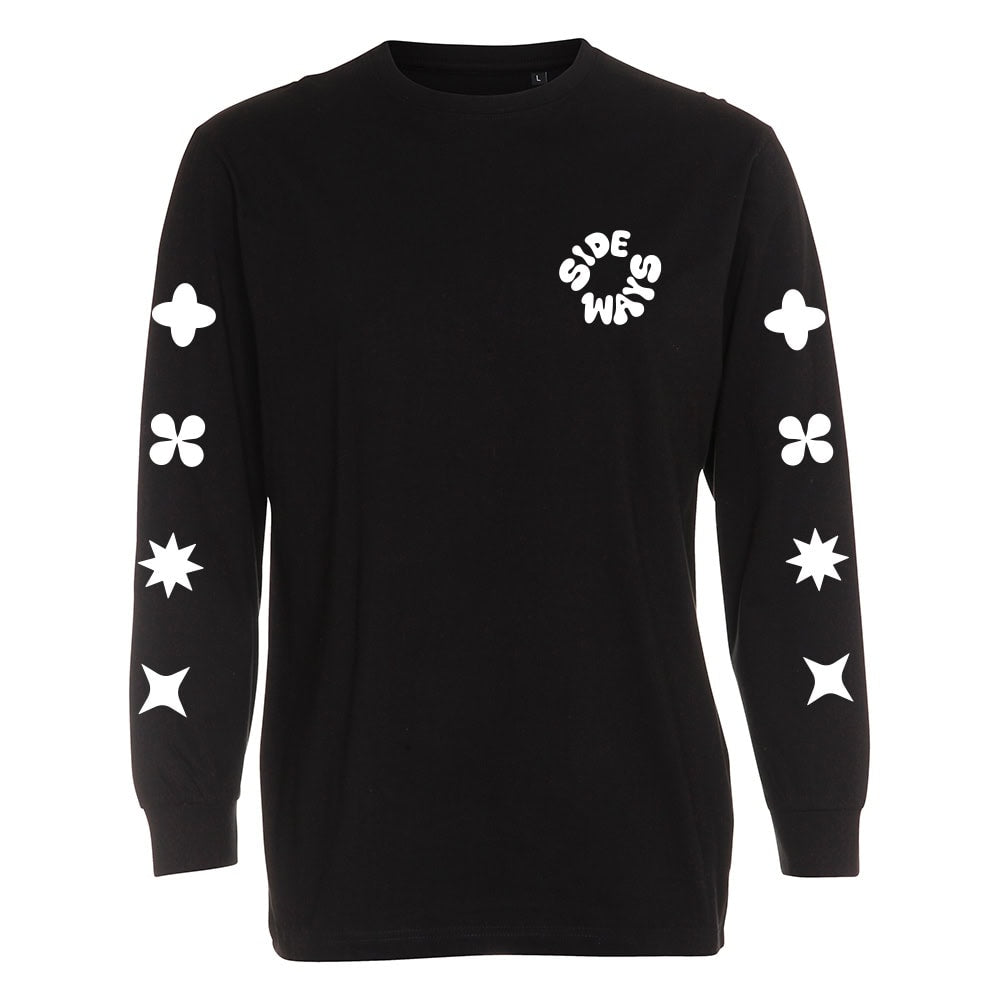 Sideways 2024 Longsleeve, musta