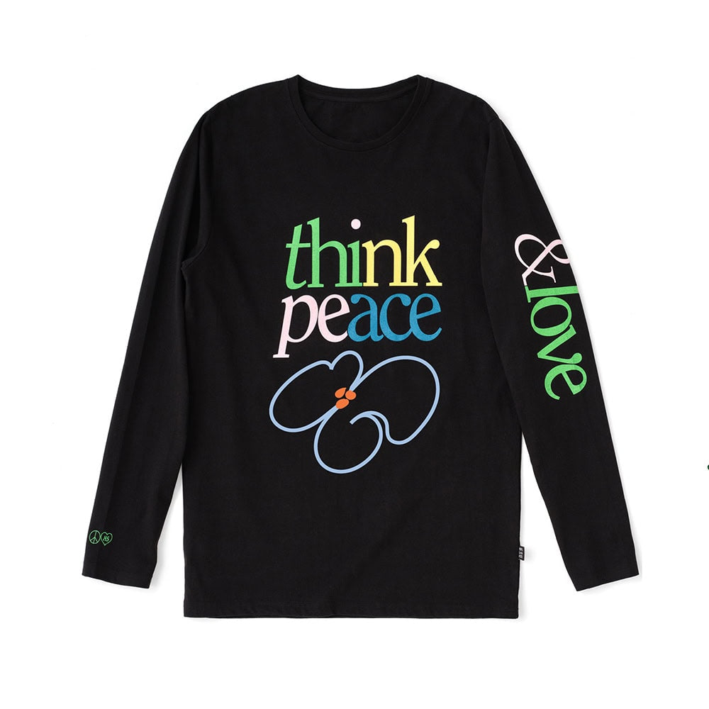 Kesärauha X HS Think Peace Longsleeve REMIX 2024, musta