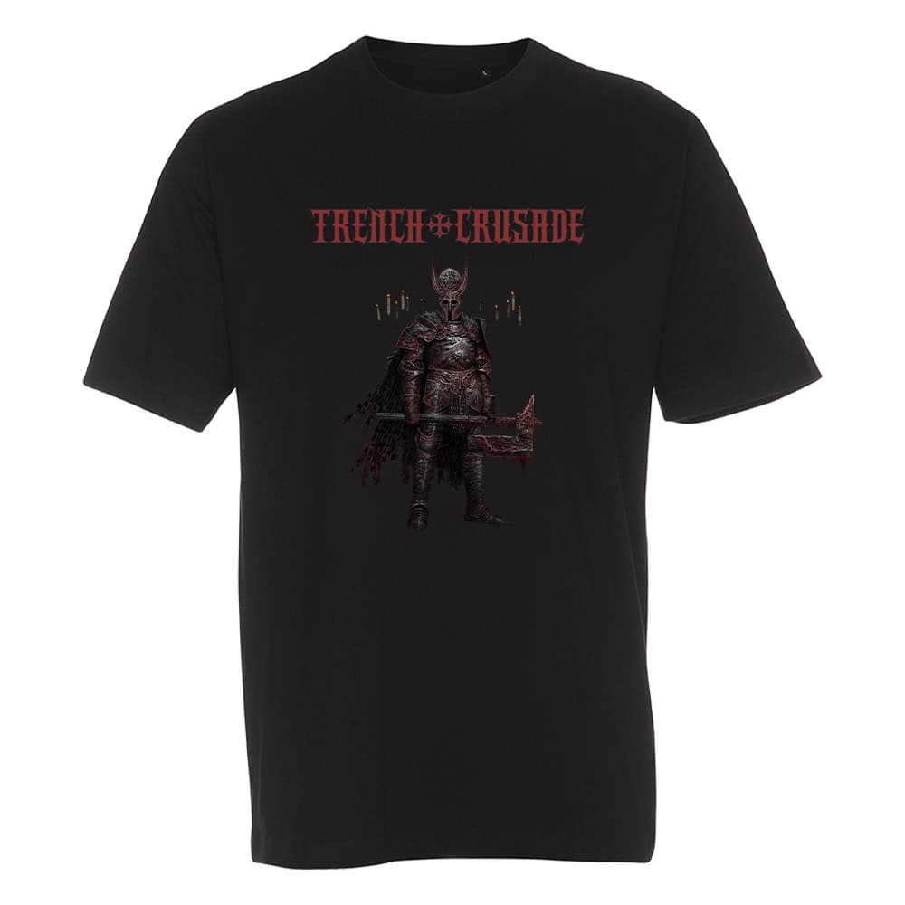 Trench Crusade - T-Shirt - Hell Knight by Mike Franchina - Black