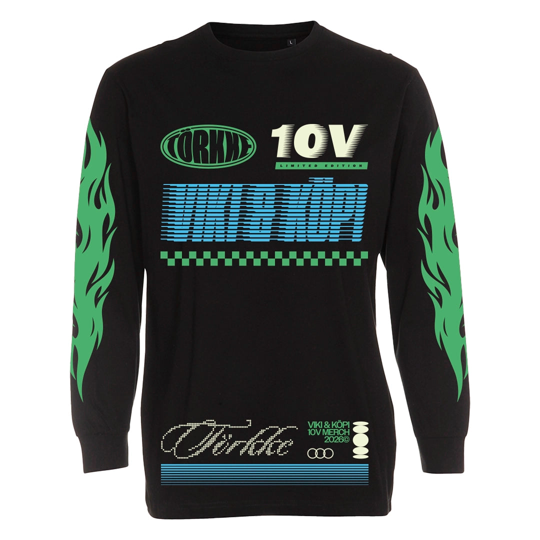 Viki & Köpi - Longsleeve - Törkke 10 vuotta - Musta