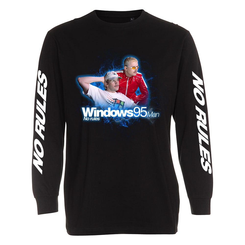 Windows95man - Longsleeve - No Rules - Musta