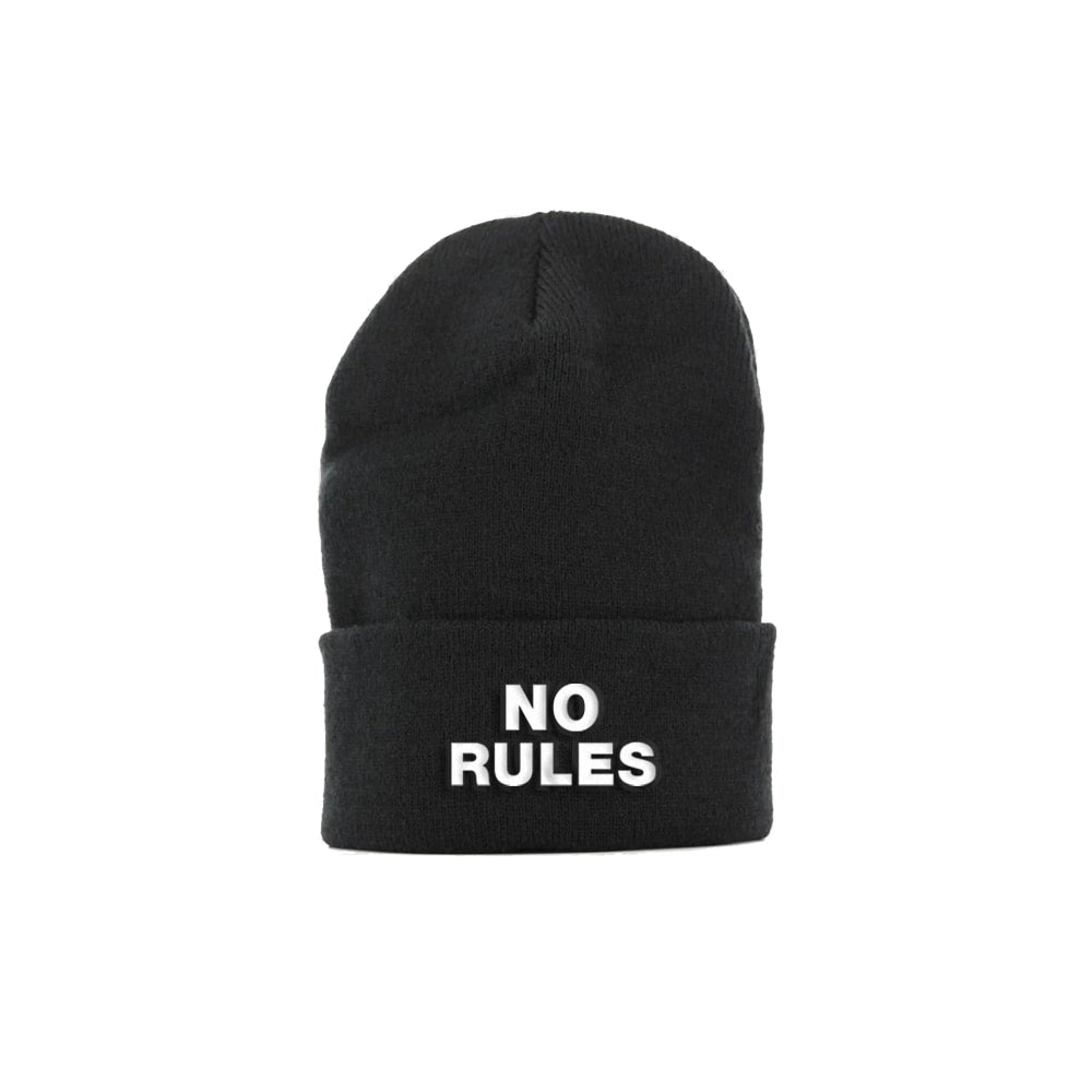 Windows95man No Rules Long beanie, musta