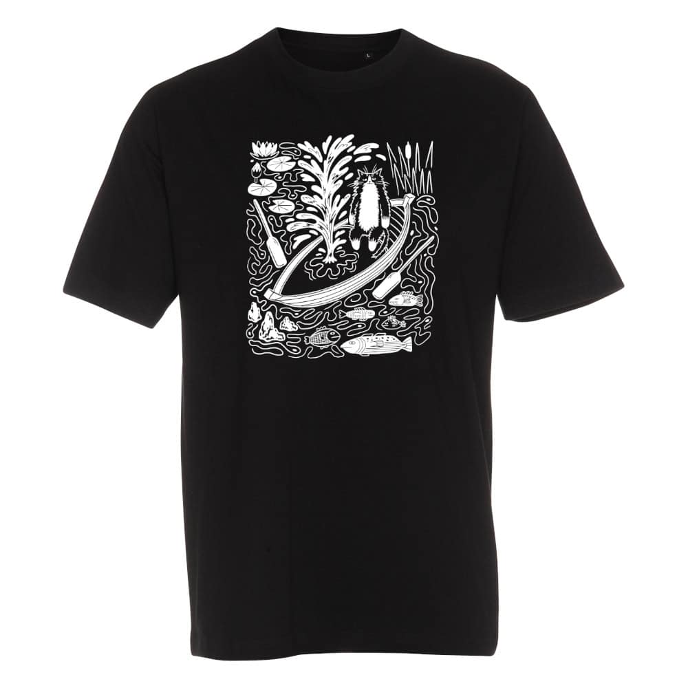 Darrakatti - T-Paita - Kohta pohjalla - Musta