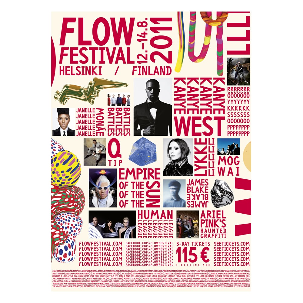 Flow Festival - Artistijuliste - 2011