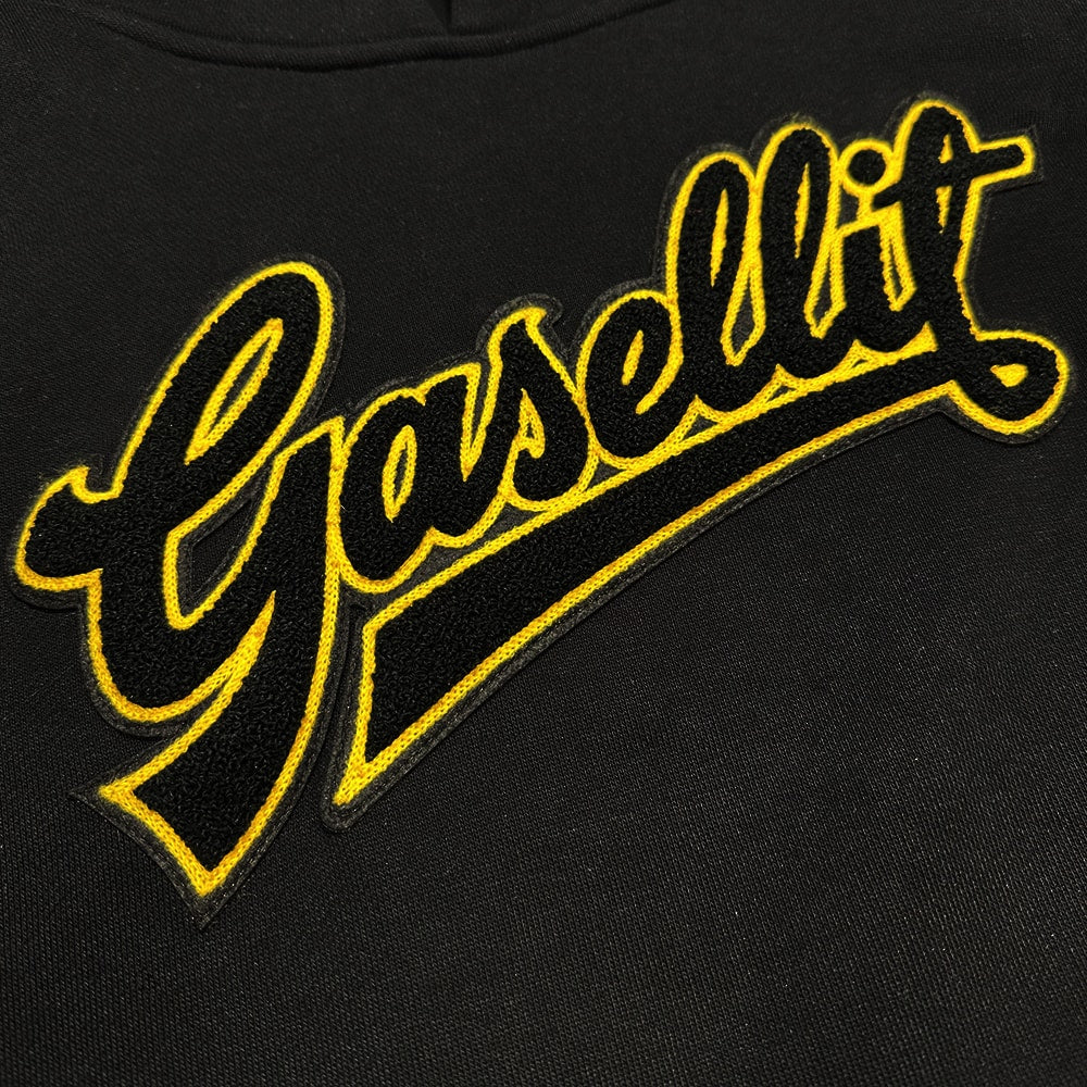 Gasellit - Premium Huppari - Script Logo- Musta