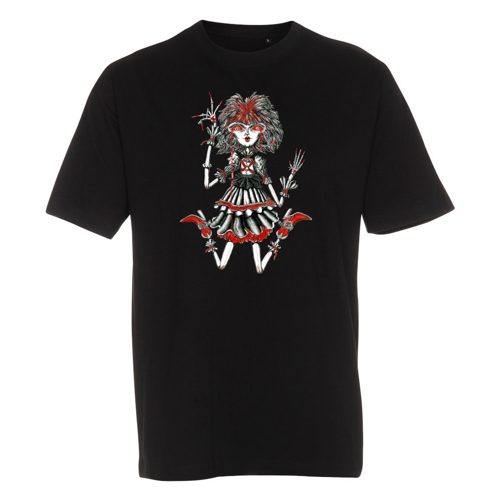 HELLDOLLS - T-Paita - Annabelle - Musta